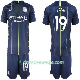 Manchester City Dres Sane 19 Dječji Gostujući 2018/19 Kratkih Rukava